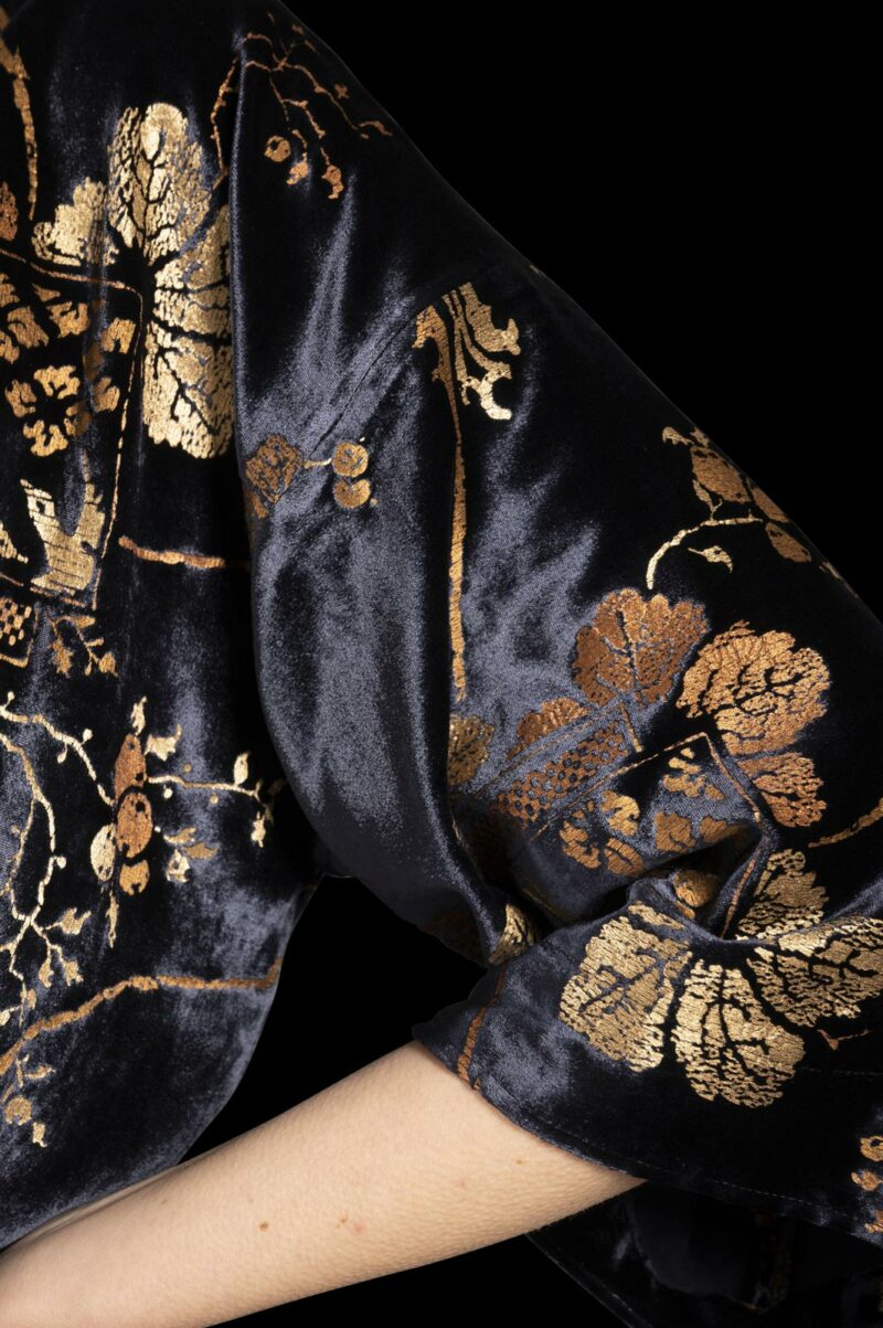 Fortuny Isabel | Printed velvet Kimono Coat