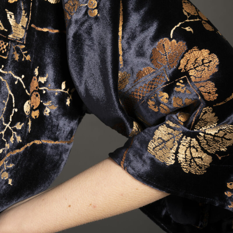 Fortuny Isabel | Printed velvet Kimono Coat